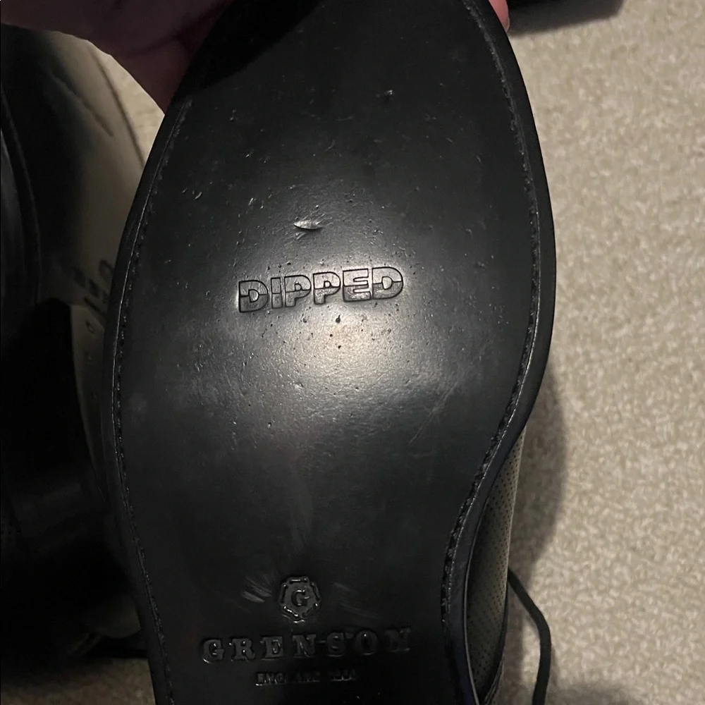 Grenson Black Perforated Derbys - Picture 6 of 8